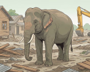 FPECI Tolak Penggunaan Gajah sebagai “Alat Berat” di Pidie Jaya